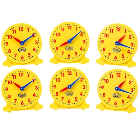 Didax Student Clocks, 5in, PK6 211550W